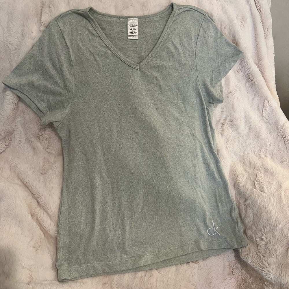 Pastel green Calvin Klein top!